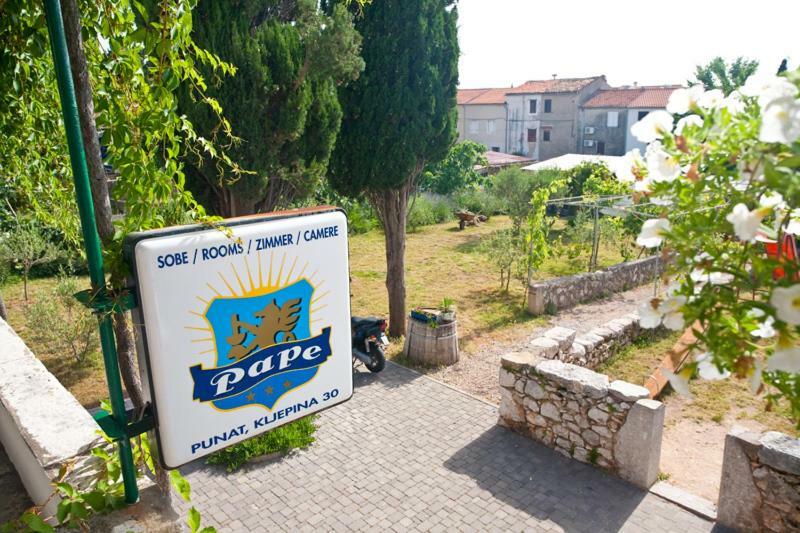 Pape Punat Apartmani I Sobe Kültér fotó
